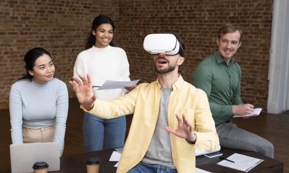 Travail de groupe en VR