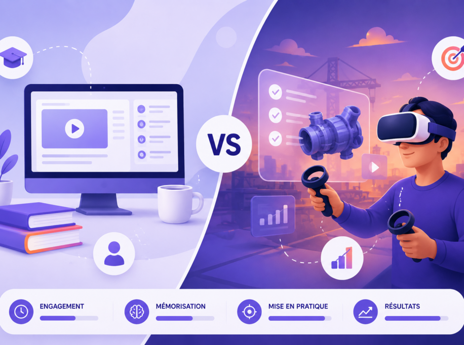 Apprentissage en ligne vs Apprentissage VR